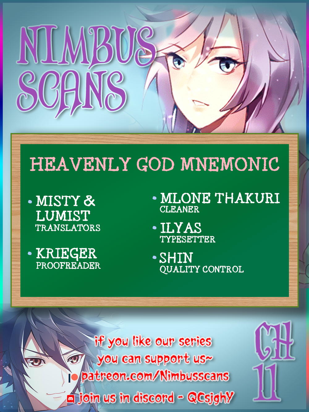 Heavenly God Mnemonic Chapter 11 1